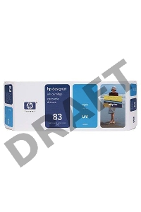Картридж струйный HP №83 C4941A голубой для HP DJ 5000/5500 (680мл)