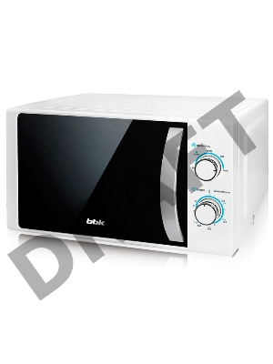 Микроволновая печь BBK 20MWS-711M/WS белый/серебро (20 литров, механическое управление, 700 Вт)