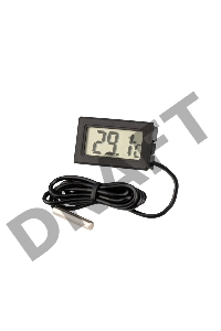 Термометр электронный  с дистанционным датчиком измерения температуры Метеостанции REXANT RM-01 70-0501