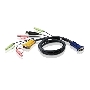 Кабель ATEN CABLE HD15M/USBM/SP/SP-SPHD15M; 1.8M