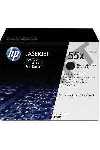 Тонер-картридж набор из 2 шт HP LaserJet CE255XD черный для LJ P3015(2 х 12500стр)