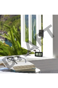 Термометр электронный  с дистанционным датчиком измерения температуры Метеостанции REXANT RM-01 70-0501