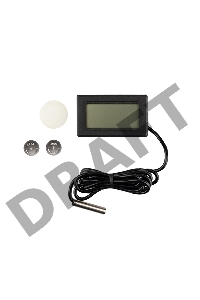 Термометр электронный  с дистанционным датчиком измерения температуры Метеостанции REXANT RM-01 70-0501