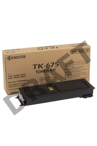 Тонер-картридж Kyocera TK-675 (1T02H00EU0) черный для KM-2540/2560/3040/3060 20000 стр.