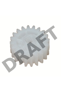 Шестерня 20T привода печки HP LJ 2410/2420/2430 (RU5-0378)