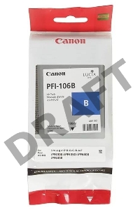 Картридж струйный Canon PFI-106 B синий для iPF6400/6450 (6629B001)