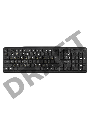 Клавиатура ExeGate LY-331L (USB, полноразмерная, влагозащищенная, 104кл., Enter большой, длина кабеля 2м, черная, RTL)