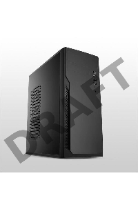 Корпус c блоком питания 450 Ватт Case Foxline FL-301, ATX, 1x5.25EXT, 1x3.5EXT, 4x3.5INT, 2xUSB2.0, 2xUSB3.0, HDA, w/o FAN, w/450W ATX PSU, w/1.2m EU pwr cord
