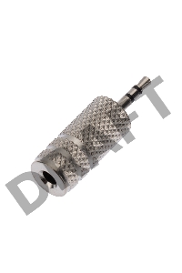 2.5 мм стерео штекер - 3.5 мм стерео гнездо металл REXANT