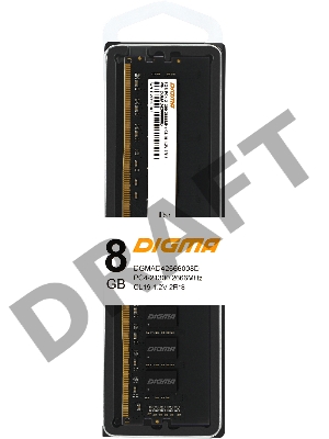 Память Digma DDR4 8Gb 2666MHz DGMAD42666008D RTL PC4-21300 CL19 DIMM 288-pin 1.2В dual rank