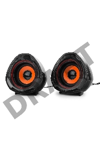 Колонки Акустич. система 2.0 Gembird SPK-105, черный, 5 Вт, регулятор громкости, USB-питание