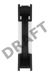 Вентилятор Aerocool REV Blue , 120x120x25мм, цвет светодиодов : синий, подсветка в виде двойного кольца, 3+4-Pin, 1200 об/мин, 41,3 CFM, 15,1 дБА