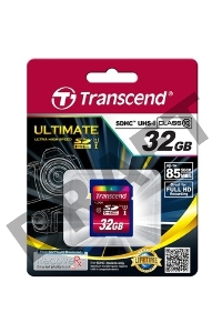 Флеш карта SDHC 32Gb Class10 Transcend TS32GSDHC10U1 Ultimate w/o adapter