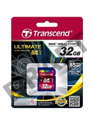 Флеш карта SDHC 32Gb Class10 Transcend TS32GSDHC10U1 Ultimate w/o adapter