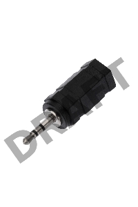 2.5 мм стерео штекер - 3.5 мм стерео гнездо пластик REXANT