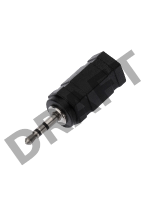 2.5 мм стерео штекер - 3.5 мм стерео гнездо пластик REXANT