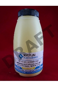 Тонер SAMSUNG CLP 320/325/360/365, CLX 3170/3305, Xerox 6110 yellow, химический (фл.45г.) Katun фас. Россия