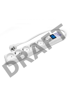 Фильтр-удлинитель Power Cube 0,5 м 6 розеток (белый) 16А/3,5кВт