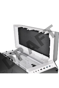 Корпус Thermaltake View 71 TG Snow CA-1I7-00F6WN-00 White/Win/SPCC/Tempered Glass*4/Color Box/Riing 140mm White Fan*2