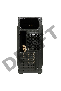 Корпус Exegate EX281257RUS Miditower ExeGate EVO-8207 Black-Red light, ATX, <700NPX>,  1*USB+1*USB3.0, HD Audio