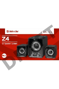 Колонки DEFENDER Z4 2.1,11 вт., Питание от USB