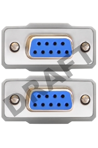 Greenconnect Кабель 0-модемный COM RS-232 линковочный 5 m GCR-DB901-5m 9F AF / 9F AF, пакет
