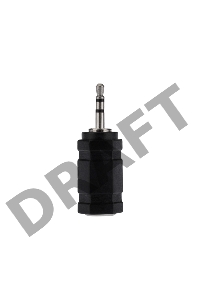 2.5 мм стерео штекер - 3.5 мм стерео гнездо пластик REXANT