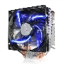 Кулер CROWN CM-5 (Для Intel и AMD,TDP до 187 Ватт,5шт. теплопроводных трубок,Синяя светодиодная подсветка,Гидродинамическии? подшипник,Размер: 148*126*85 мм)