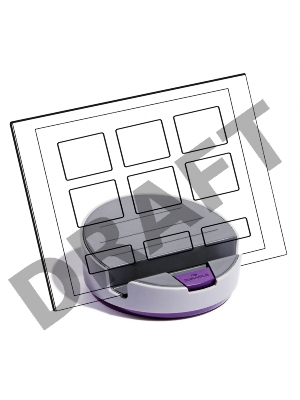 Подставка Durable 7611-12 Varicolor для планшета серый/фиолетовый