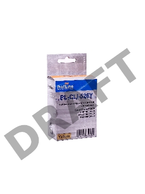 Картридж PL-CLI-526Y с чипом для принтеров Canon Pixma IP4850/MG5150/MG5250/MG6150/MG8150 Yellow водн ProfiLine