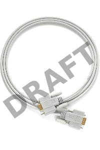 Greenconnect Кабель 0-модемный COM RS-232 линковочный 5 m GCR-DB901-5m 9F AF / 9F AF, пакет