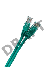 Патч-корд литой Aopen/Qust UTP кат.5е 2м зеленый