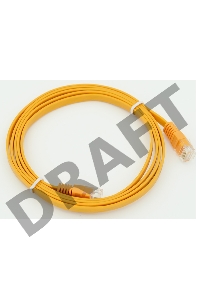 Сетевое оборудование  Patchcord литой 5E Copper FLAT 1.5 m