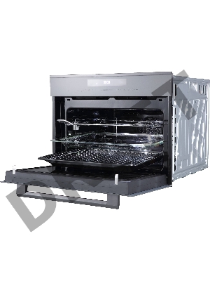 Встраиваемый духовой шкаф с функцией СВЧ OKB 3250 GBXGr MW цвет: серое стекло + черная нержавеющая сталь