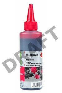 Чернила Cactus CS-I-CLI526M пурпурный (100мл) CANON PIXMA iP4850/MG5250/MG5150/iX6550