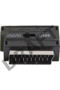 Адаптер аудио-видео Ningbo SCART (m)/3хRCA (f)/S-VIDEO (f) черный (JSP005)       