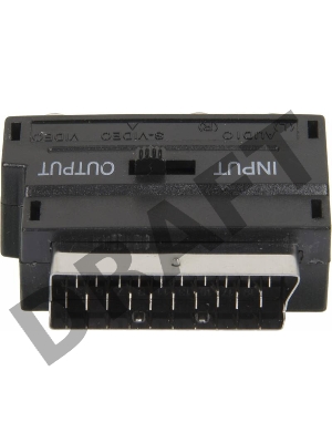 Адаптер аудио-видео Ningbo SCART (m)/3хRCA (f)/S-VIDEO (f) черный (JSP005)       