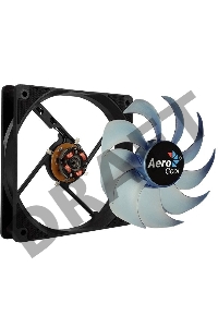 Вентилятор Aerocool Motion 12 Plus Blue , 120x120x25мм, синяя подсветка, 1200 об/мин, Molex 4-pin + 3-pin, 29.8 CFM, 22.1 дБА, съемная крыльчатка, гид