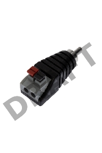 Разъем штекер RCA с быстрозажимной колодкой (блистер) REXANT