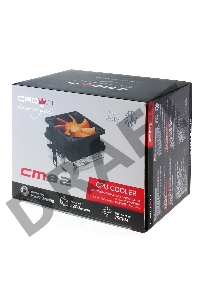 Кулер CROWN для процессора CM-82 (Для Intel и AMD,TDP до 80 Ватт ,Гидродинамический подшипник, Размер: 120*84*72 мм)