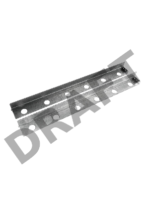 Комплект уголков опорных (направляющие) для настенных шкафов, глубина 580 мм, нагрузка до 50 кг. (УО-58.2)  (2 шт.)