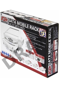 Сменный бокс для HDD AgeStar MR3-SATA(S)-1F SATA II пластик черный 3.5