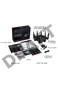 Маршрутизатор ASUS GT-AX11000 Tri-band WiFi 6(802.11ax) Gaming Router –World's first 10 Gigabit Wi-Fi router with a quad-core processor, 2.5G gaming port, DFS band, wtfast, Adaptive QoS, AiMesh for mesh wifi system