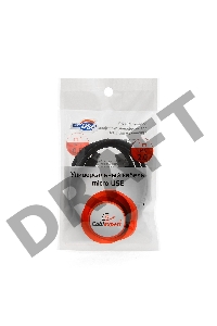 Кабель Gembird USB 2.0 Cablexpert CC-mUSB2bk1m, AM/microBM 5P, 1м, нейлоновая оплетка, алюминиевые разъемы, черный, пакет