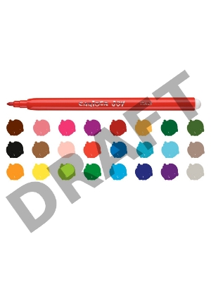 Набор фломастеров Universal Carioca Joy 24 цв. блистер