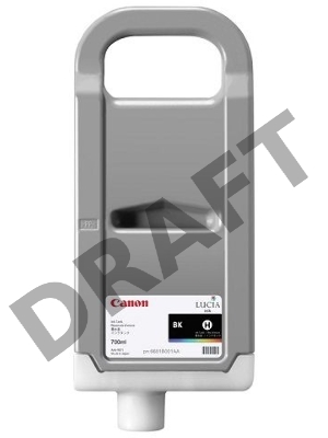 Картридж CANON PFI-707 BK Black для iPF 830/840/850  700ml