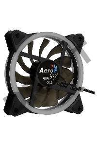 Вентилятор Aerocool REV RGB , 120x120x25мм, 16,8 млн. цветов, RGB подсветка в виде двойного кольца, 3-Pin, 1200 об/мин, 41,3 CFM, 15,1 дБА