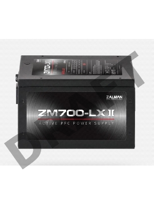 Блок питания Zalman ZM700-LX II (ATX 2.3, 700W, Active PFC, 120mm fan) Retail