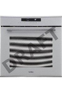 Духовой шкаф OKB 1331 GBXGr  цвет: серое стекло + черная нержавеющая сталь