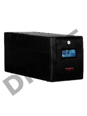 Источник бесперебойного питания ExeGate EP212520RUS Power Smart ULB-1500 LCD<1500VA, Black, 4 евророзетки, USB>